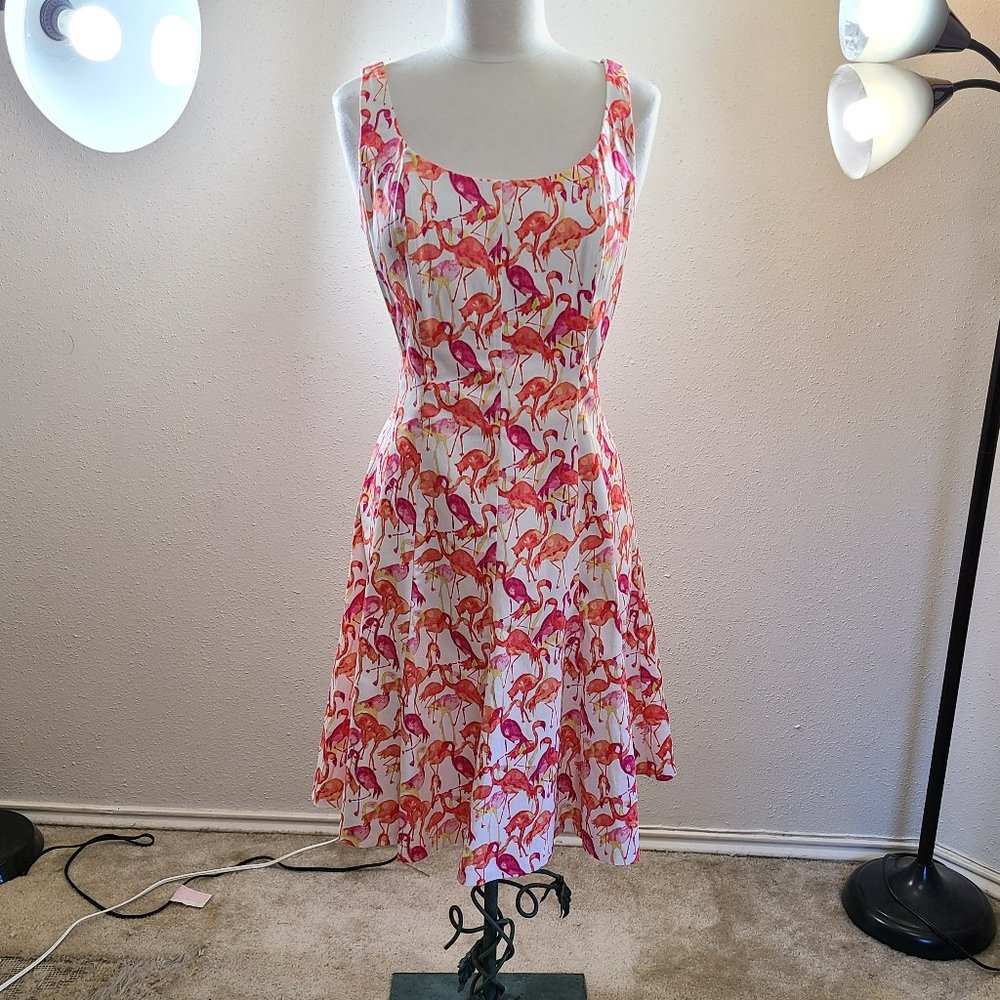 Pappagallo Flamingo Dress